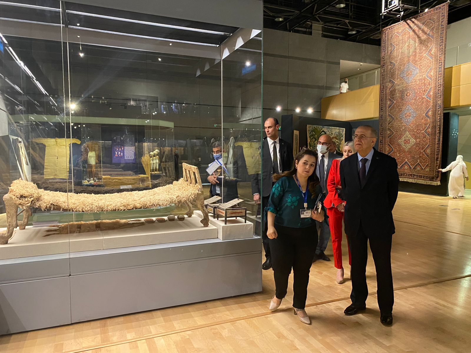 وزير خارجية قبرص يزور متحف الحضارة