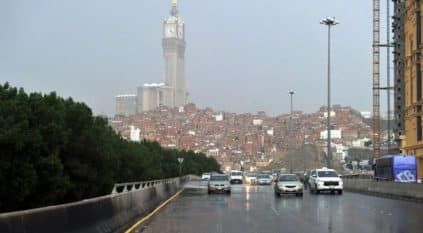 المدني يحذر أهالي 5 مناطق: أمطار غزيرة وأتربة