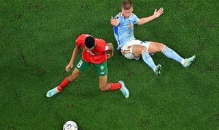 ضربات جزاء المغرب وإسبانيا اليوم في كأس العالم
