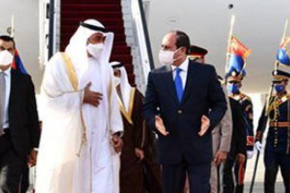 الرئيس السيسى يؤكد تقدير ومودة مصر قيادةً وشعباً لدولة الإمارات العربية