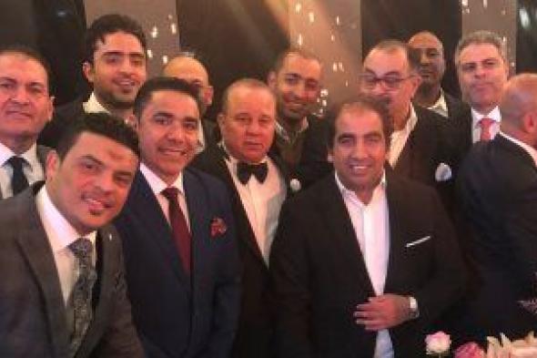 نجوم الإعلام والرياضة في حفل زفاف ابنة شوقي غريب.. صور