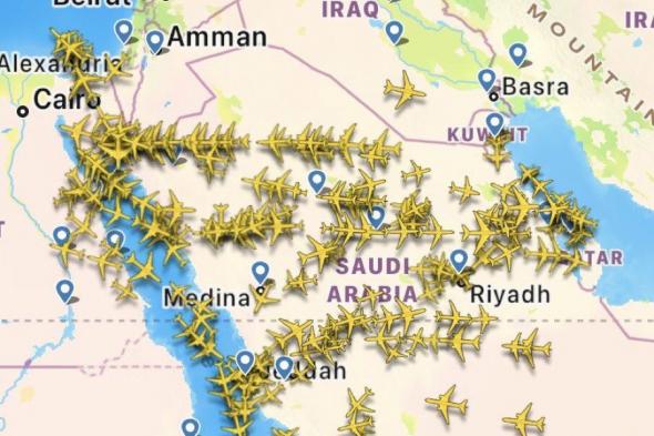 خطوط الطيران العالمية تحول رحلاتها عبر الأجواء السعودية الآمنة